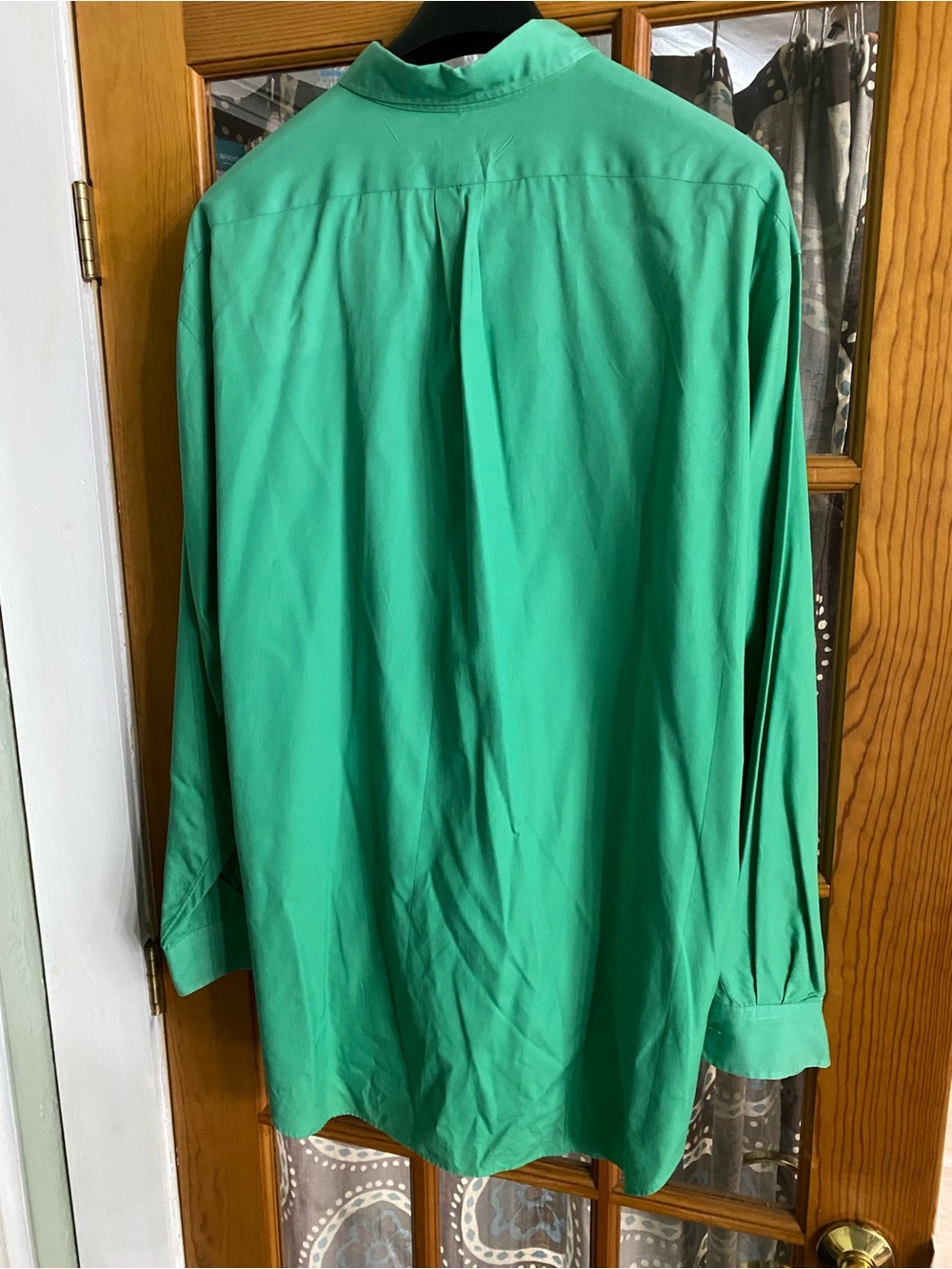 BLAKE by Ralph Lauren XL Green Button-Down Shirt with Blue Pony - Picture 2 of 11